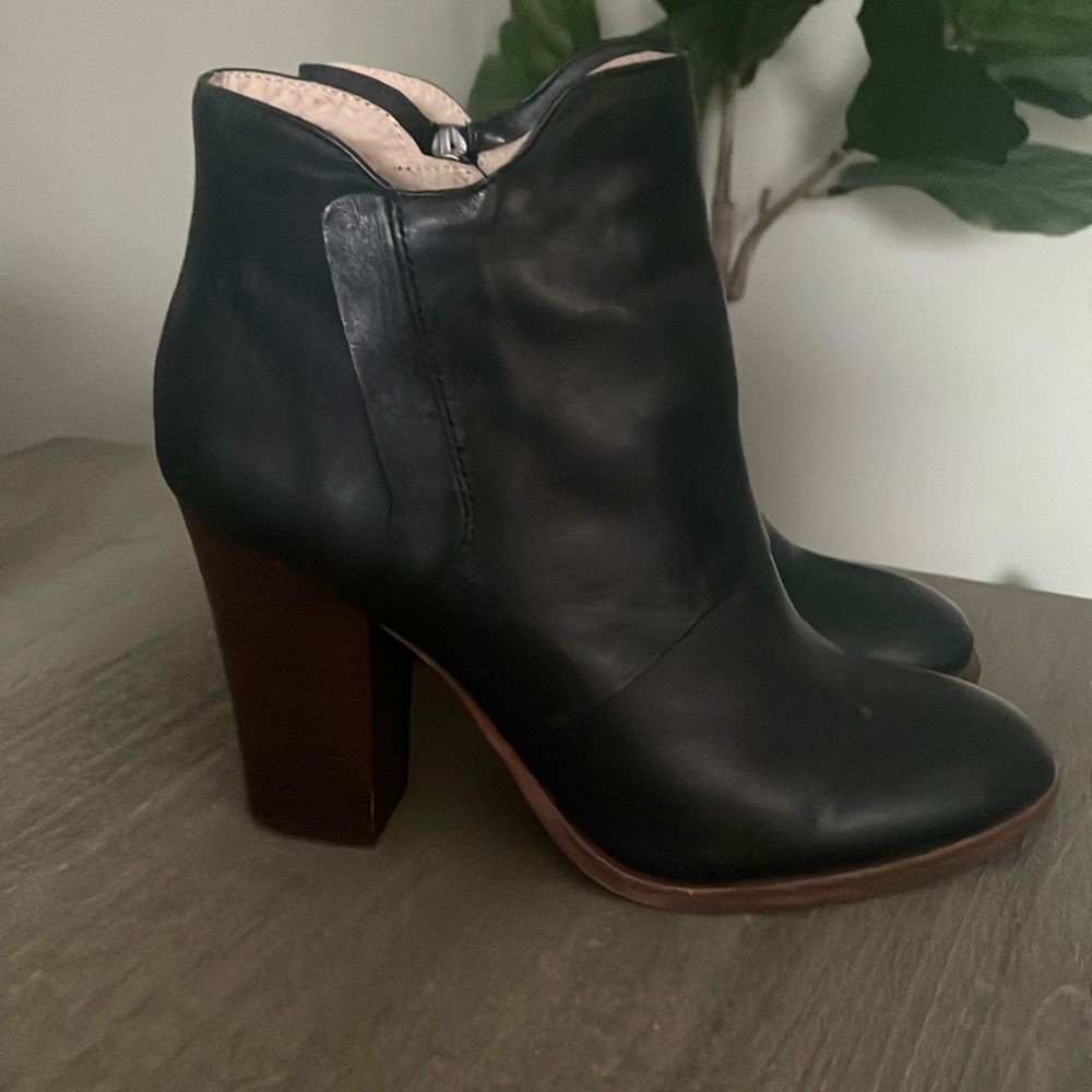 Halogen black booties size 8.5